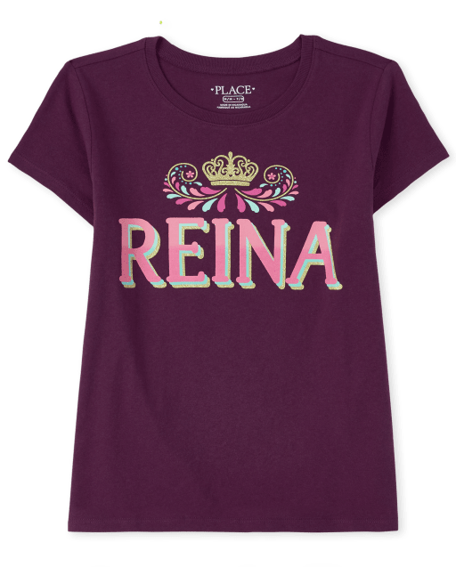 Girls Short Sleeve Reina Graphic Tee