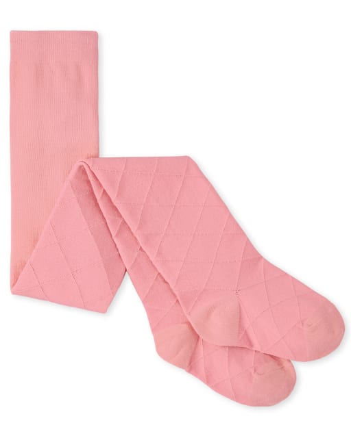 Girls Diamond Pointelle Tights