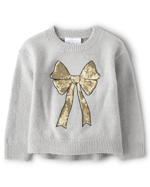 Toddler Girls Sequin Sweater
