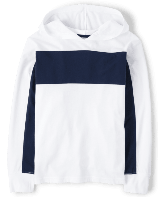 Boys Colorblock Hooded Top