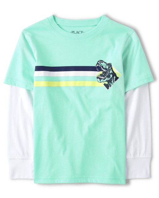 Camiseta Dino 2 en 1 para niños