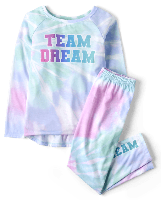 Girls Tie Dye Pajamas
