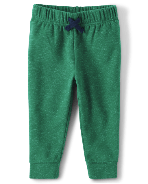 Baby And Toddler Boys Marled Fleece Jogger Pants