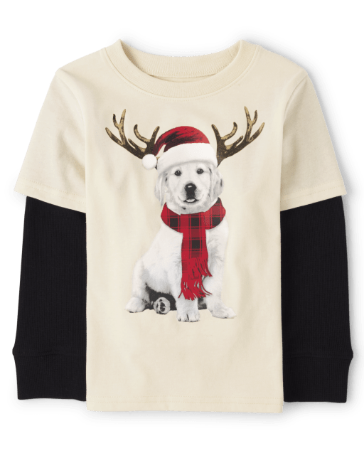Baby And Toddler Boys Dog 2 In 1 Top