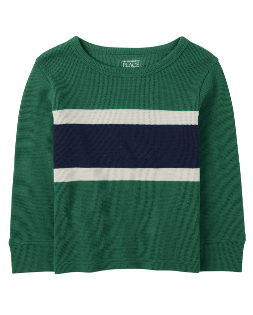 Baby And Toddler Boys Colorblock Thermal Top