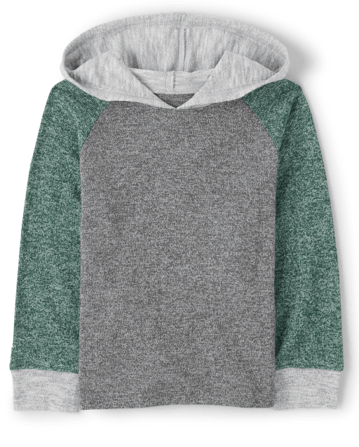 Baby And Toddler Boys Colorblock Hooded Top