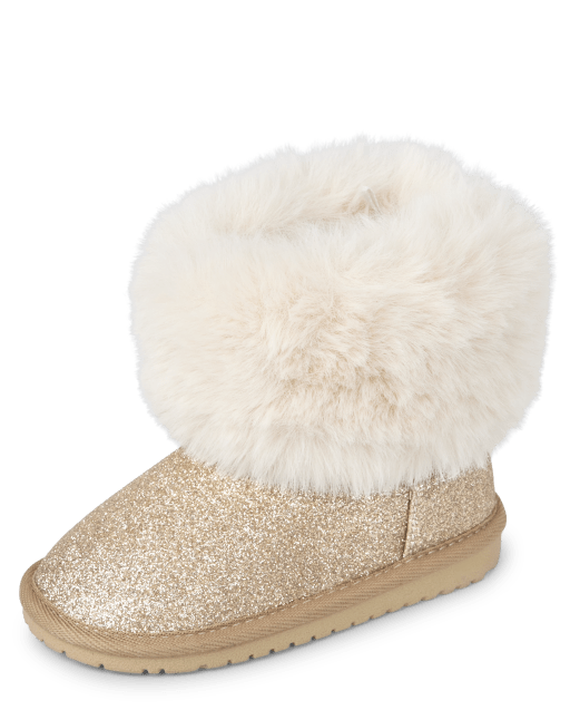 Toddler Girls Glitter Chalet Boots