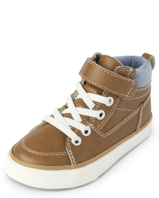 Toddler Boys Lace Up Hi Top Boots
