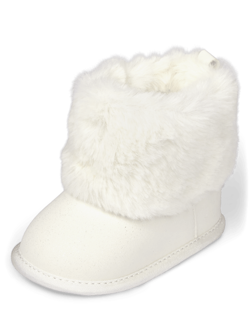 Baby Girls Faux Fur  Chalet Boots