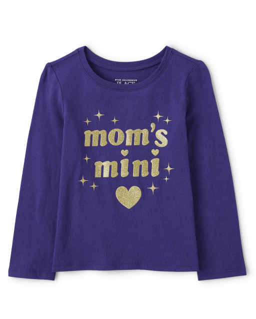 Baby And Toddler Girls Mom Graphic Tee