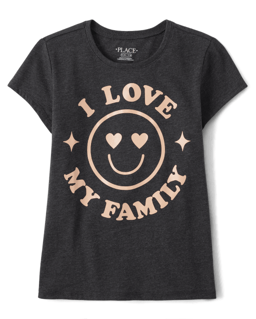 Girls Family Graphic Tee