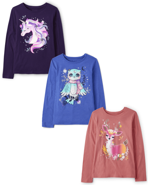 Girls Multipack TShirts The Children's Place Free Shipping*