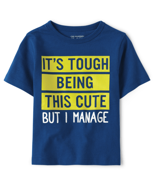 Baby And Toddler Boys Cute Graphic Tee