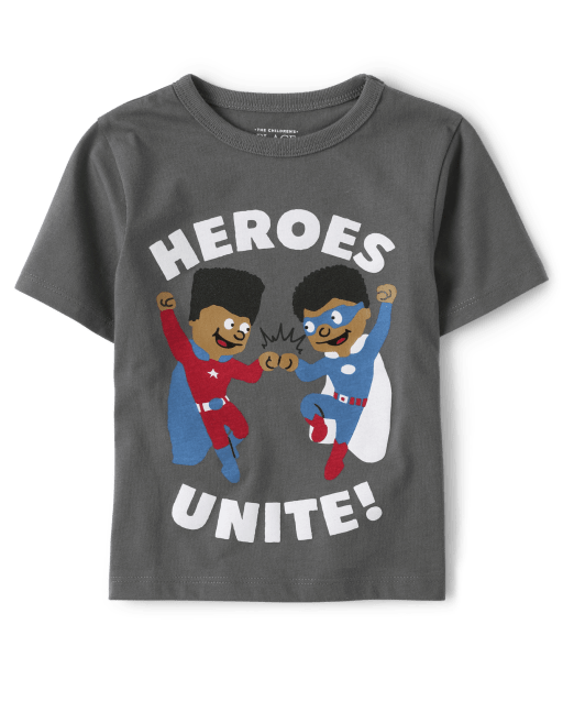 Baby And Toddler Boys Heroes Graphic Tee