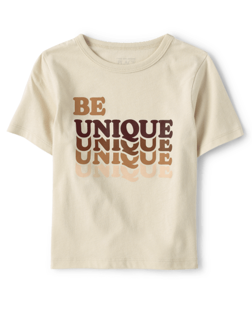 Baby And Toddler Boys Be Unique Graphic Tee