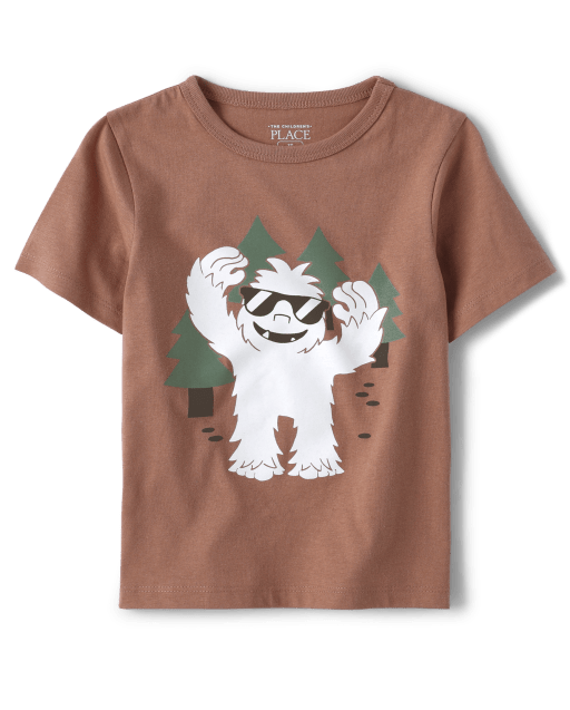 Baby And Toddler Boys Yeti Graphic Tee