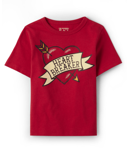 Baby and Toddler Boys Heartbreaker Graphic Tee