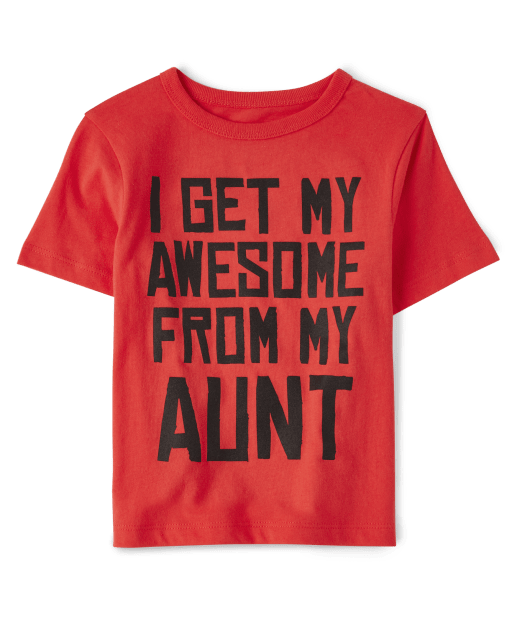 T-shirt graphique Awesome Aunt pour bébés et tout-petits garçons