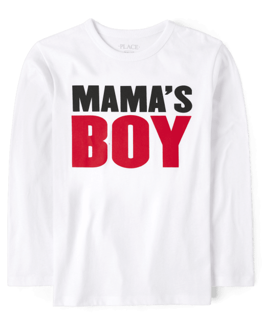 Boys Mama's Boy Graphic Tee