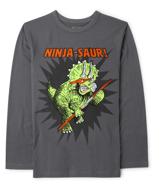 Boys Ninja-Saur Graphic Tee