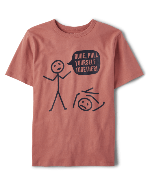 Boys Stick Figure Graphic Tee
