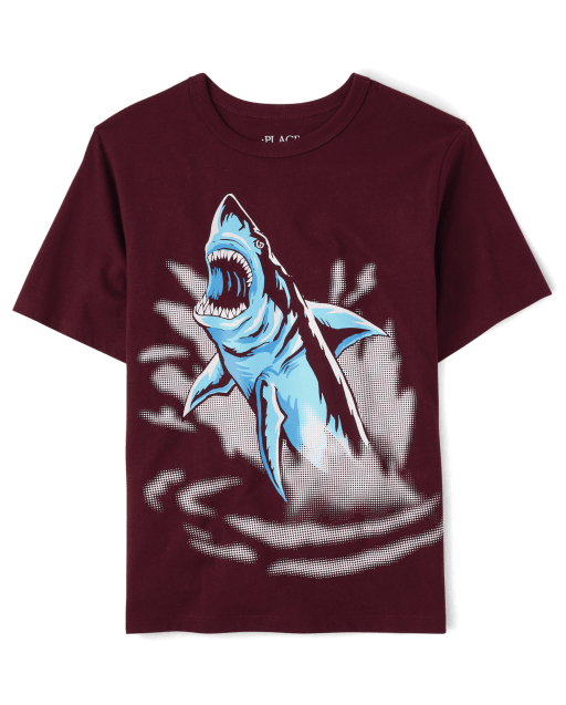Boys Shark Graphic Tee