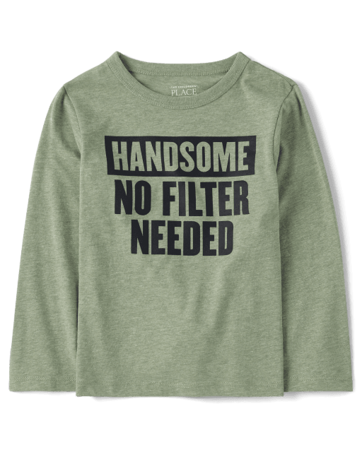 Baby And Toddler Boys Handsome Graphic Tee