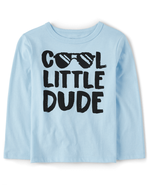 Baby And Toddler Boys Dude Graphic Tee