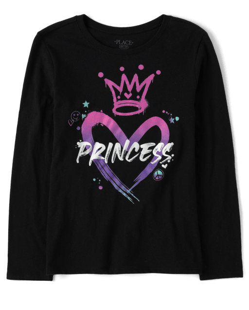 Girls Princess Shirts & Queen Shirts The Children's Place Free