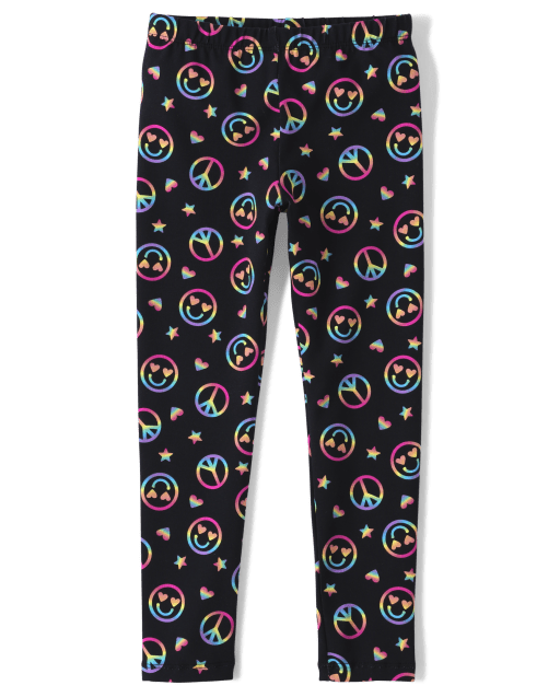 Girls Print Leggings