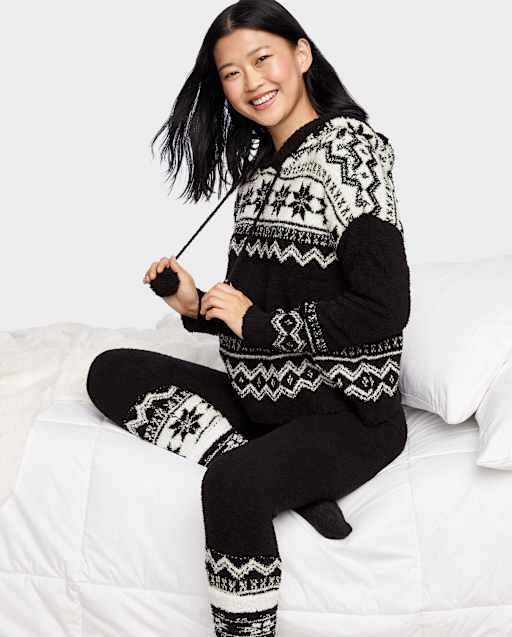 Womens Pom Pom Cozy Pajamas