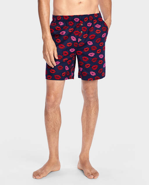 Pantalones cortos de pijama de franela para hombre