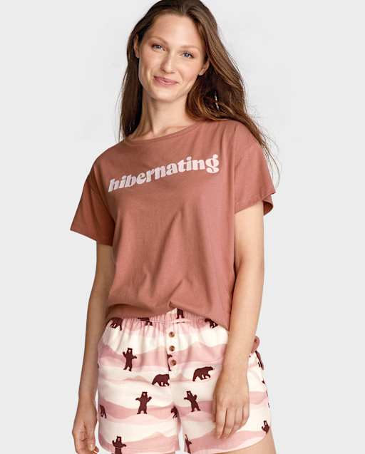 Womens Graphic Sleep Tee