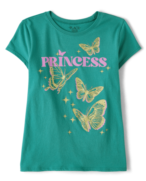 Girls Princess Graphic Tee