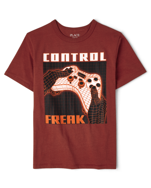 Camiseta gráfica Control Freak para niños