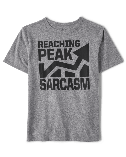 Boys Peak Sarcasm Graphic Tee