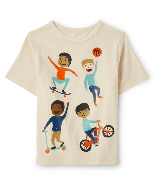 Baby And Toddler Boys Sports Graphic Tee