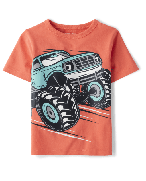 Baby And Toddler Boys Monster Truck Graphic Tee