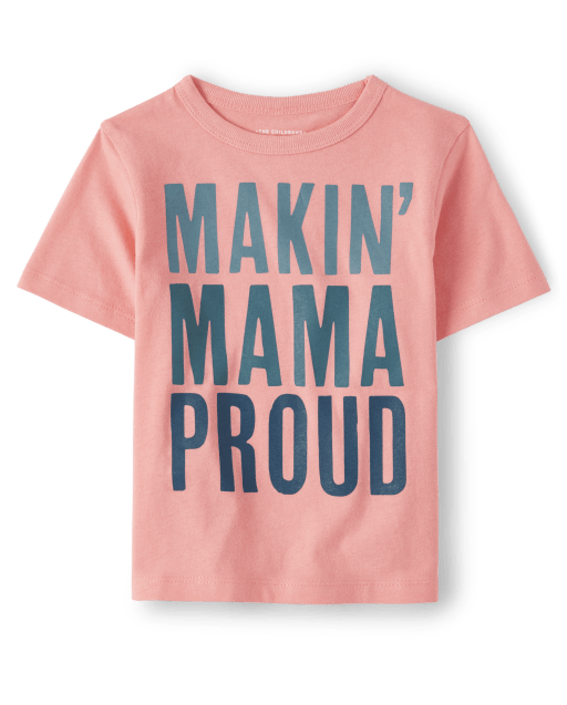 T-shirt graphique Mama pour bébés et tout-petits garçons