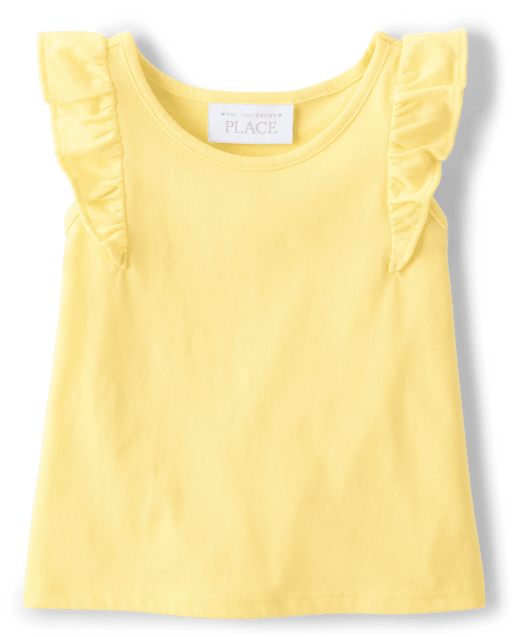 Baby And Toddler Girls Ribbed Top