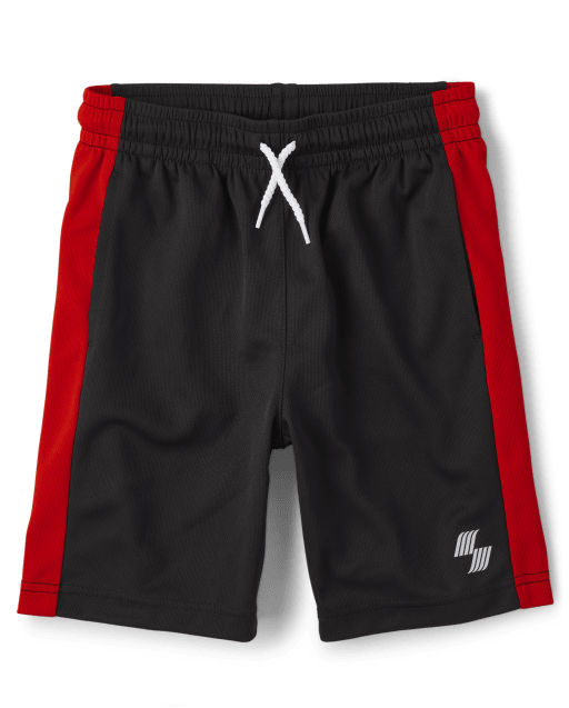 Boys Side Stripe Performance Basketball Shorts