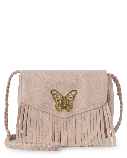 Girls Butterfly Fringe Bag
