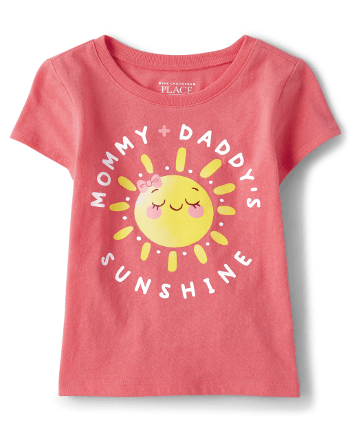 Baby And Toddler Girls Sunshine Graphic Tee