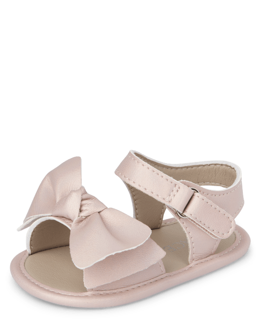 Baby Girls Bow Sandals The Children's Place - PINK