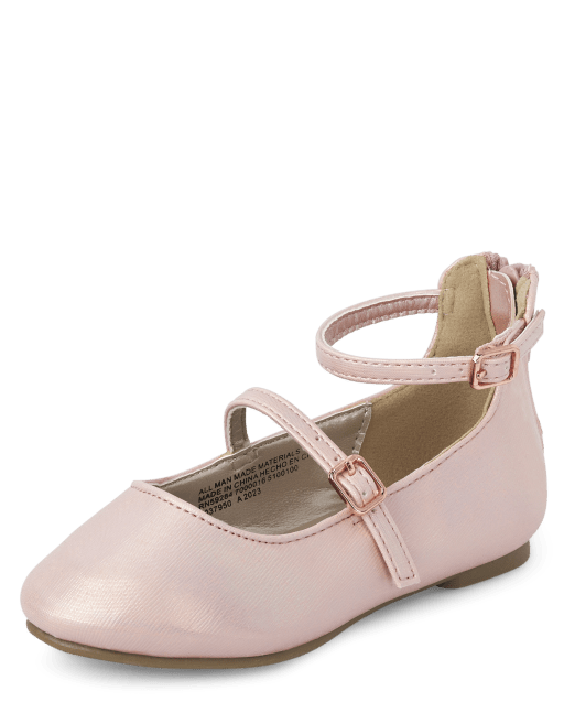 Toddler Girls Shimmer Ballet Flats