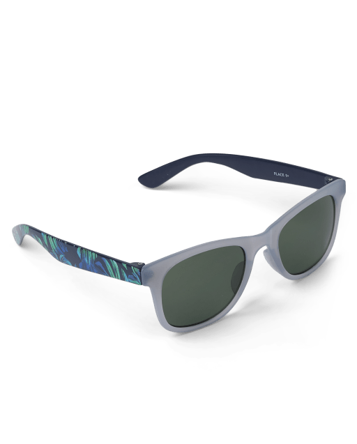 Boys Tropical Leaf Traveler Sunglasses