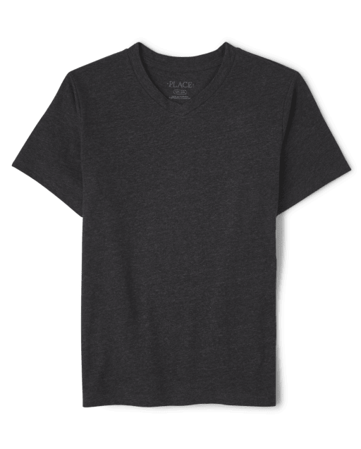 T-shirt à col en V pour garçons