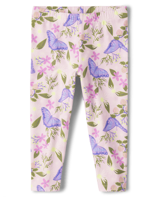 Leggings capri con estampado para niñas