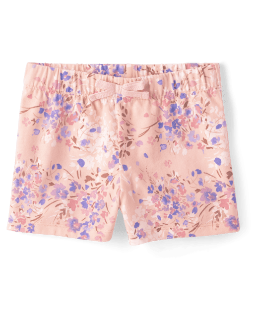 Girls Print Pull On Shorts