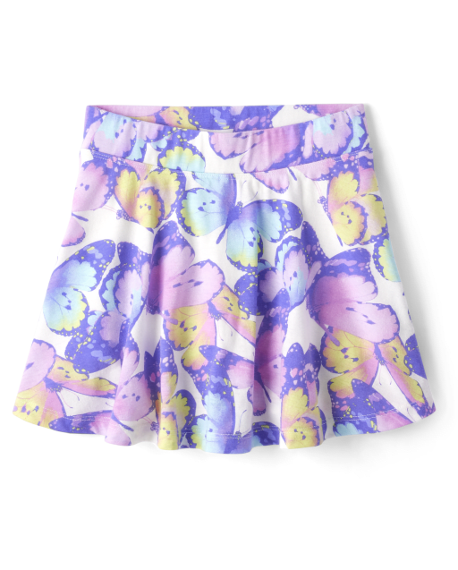 Girls Print Skort